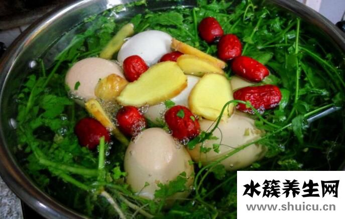 地菜煮雞蛋的功效