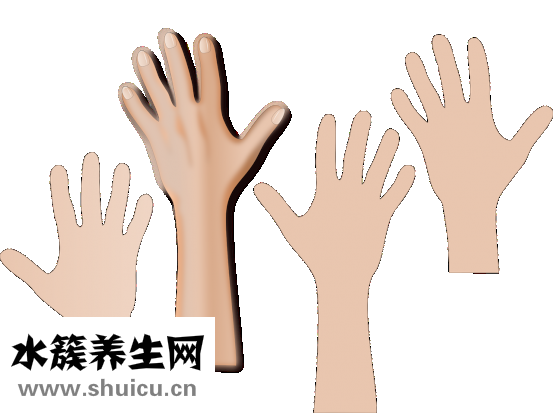 手指甲有豎紋圖片