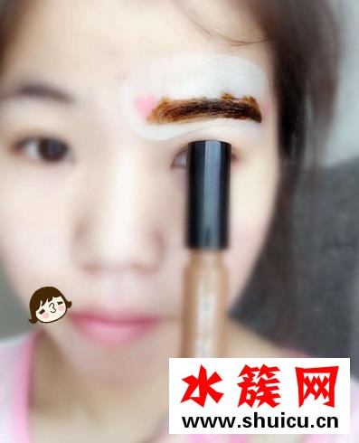 Fujiko Mayutint撕拉型染眉膏怎么用