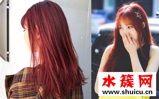 20120流行發(fā)色顯白圖片