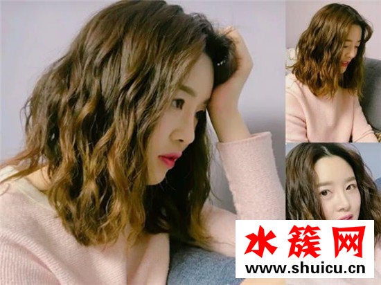 頭發少齊肩短發燙什么卷