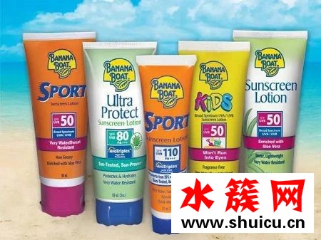 女寶寶用香蕉船防曬霜被灼傷