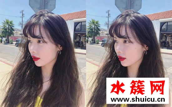 長臉長發的人適合留哪種劉海