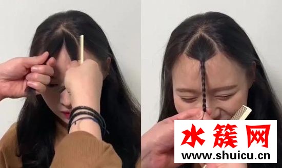 學生空氣劉海怎么剪